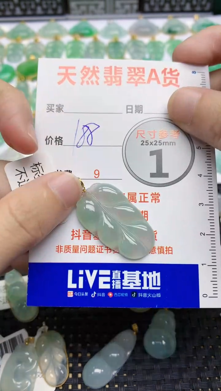 【闪购商品】翡翠颈饰18K金镶嵌51