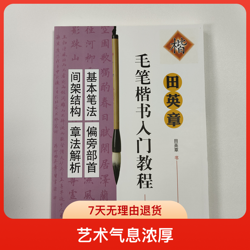 田楷书初学者入门教程笔画偏旁独体字结构清晰方便艺术