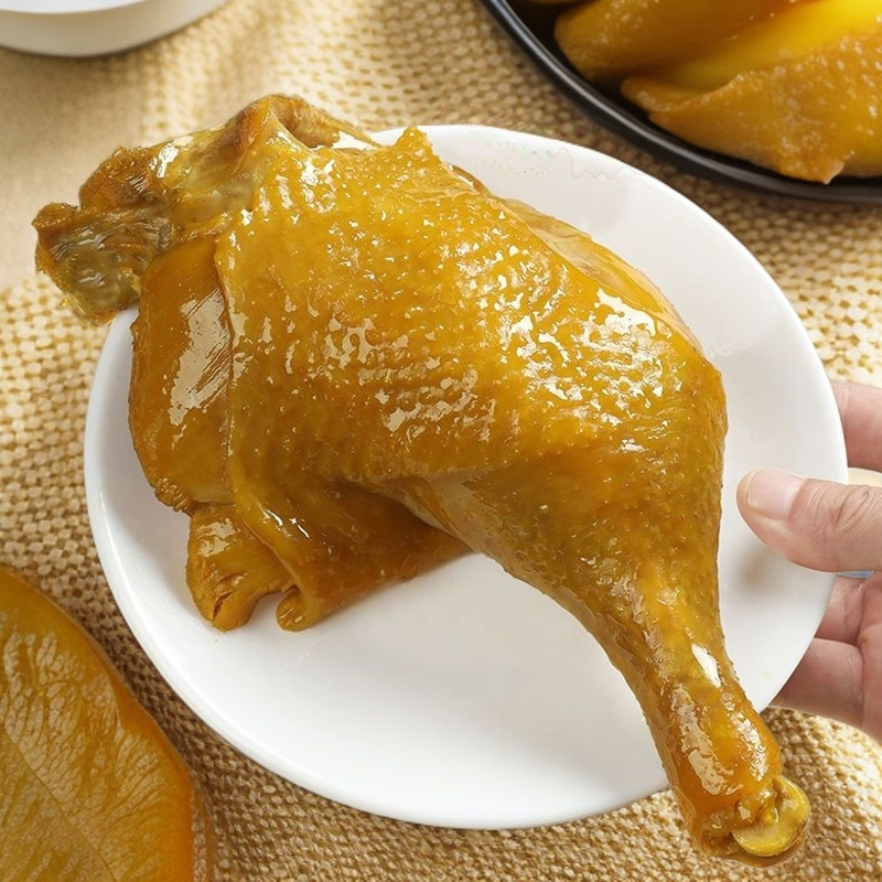 【到手2只】盐焗大鸭腿四种口味选下酒菜宵夜充饥开袋即食小吃零食