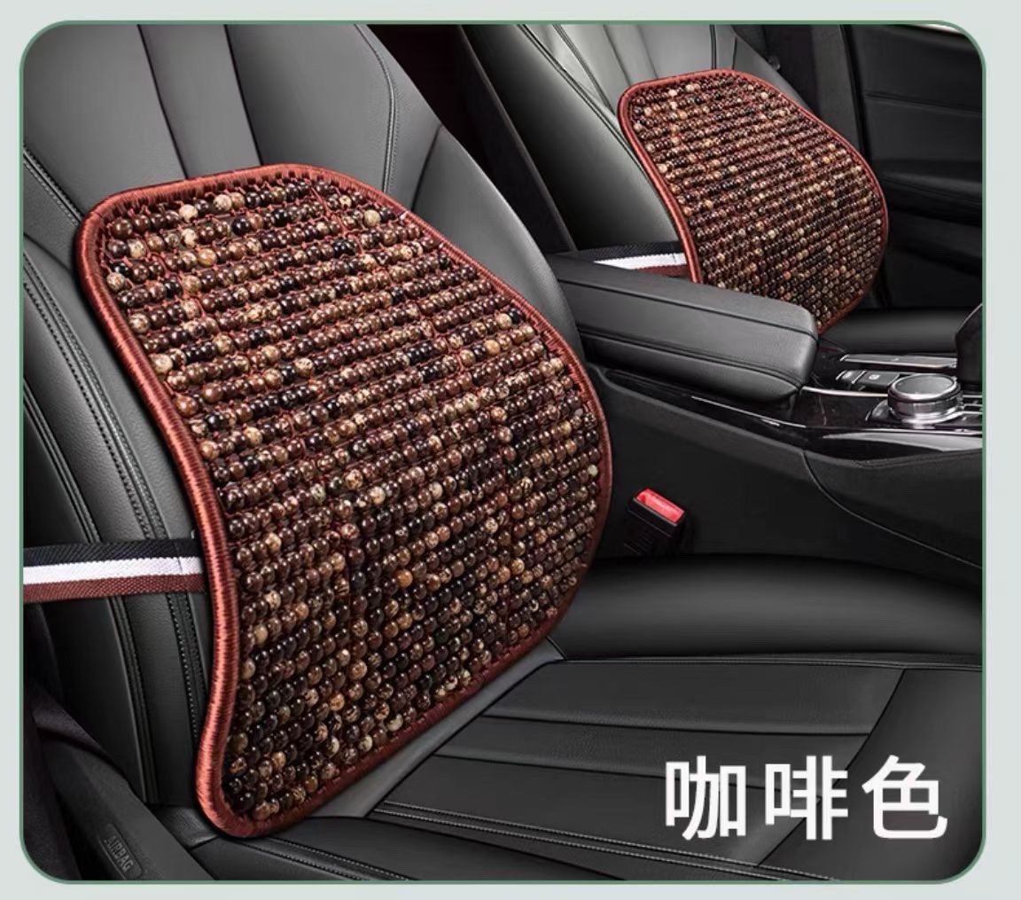 夏季新款菩提子汽车钢圈透气舒适腰靠