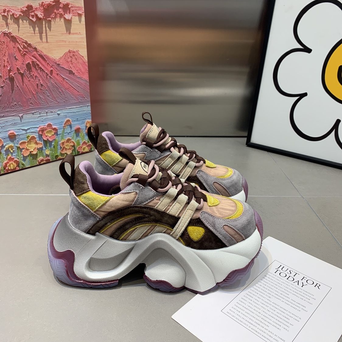 2024新款老爹鞋女增高韩版厚底休闲鞋百搭鞋子透气时尚日常鞋女