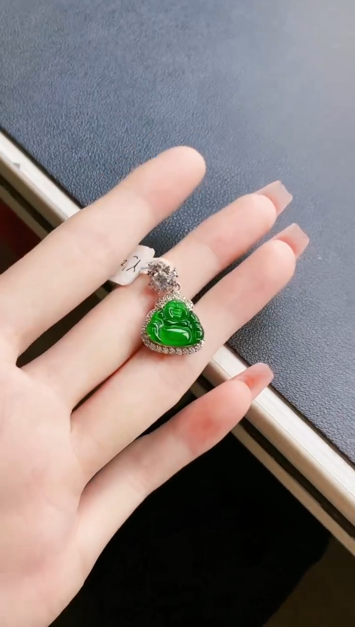 【闪购商品】翡翠颈饰银S925镶嵌1