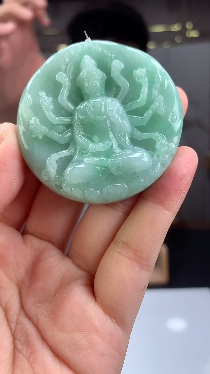 【闪购商品】定制翡翠未镶嵌天然A货翡翠（拍一发一）