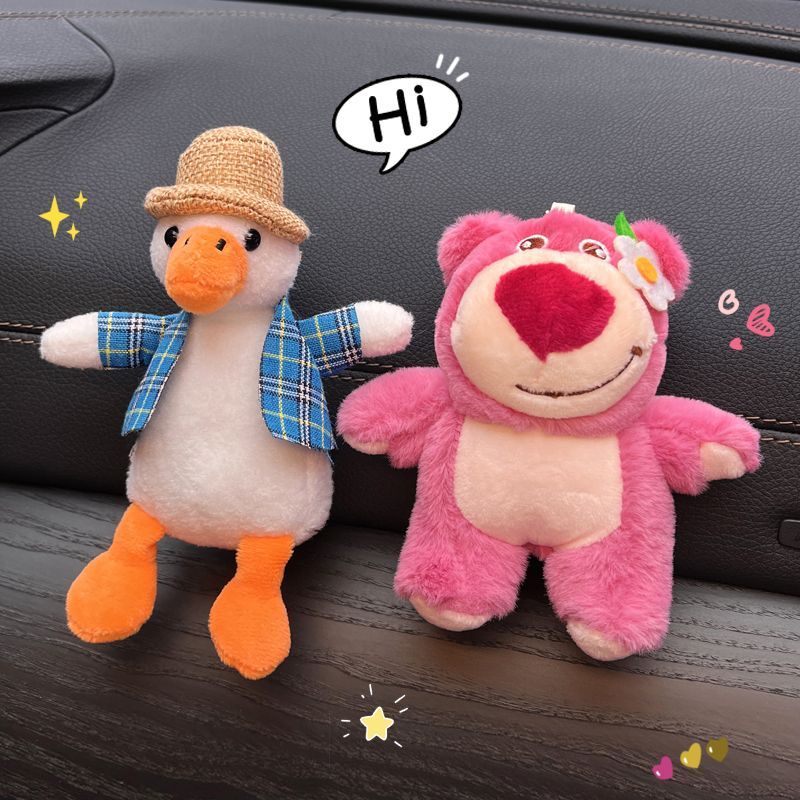 汽车后备箱挂件车外装饰品玩偶可爱卡通网红摩托车尾部装饰公仔2
