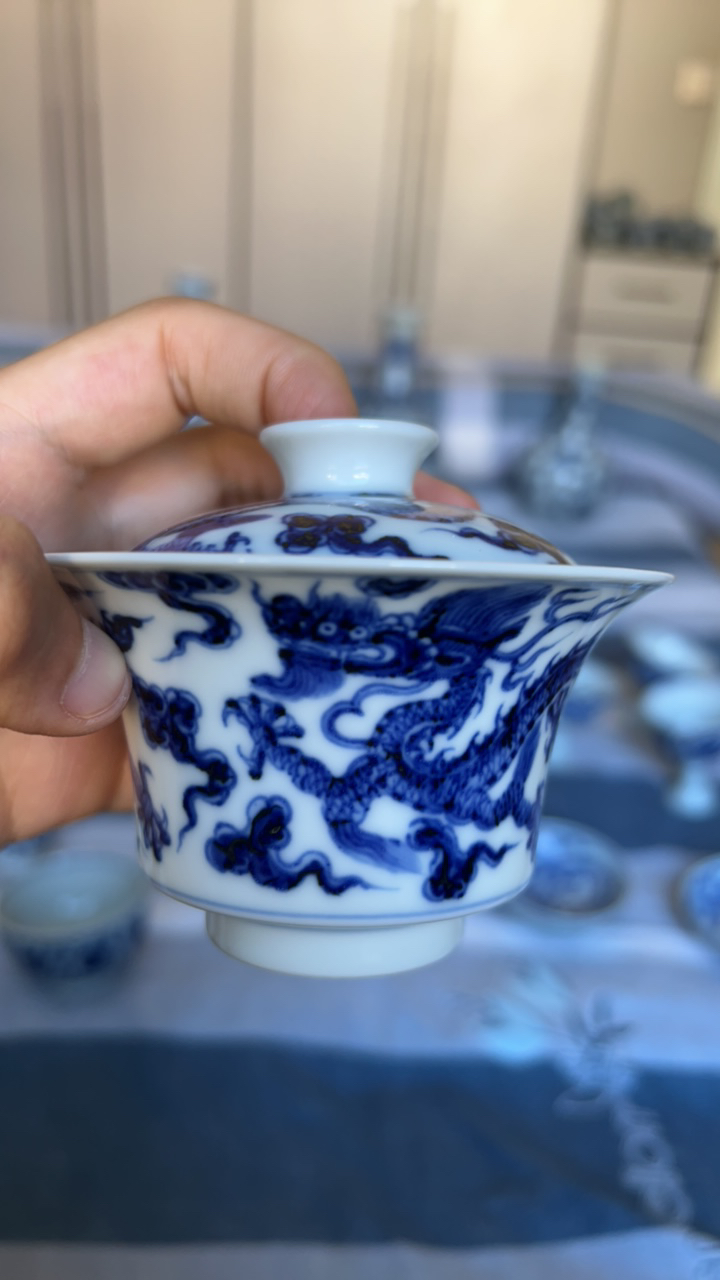 景德镇手工仿明青花陶瓷