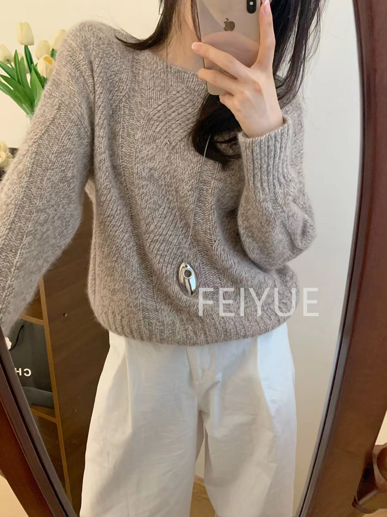 【节节高花色】2025秋冬季新款女装时尚宽松显瘦毛衣高级感穿搭上衣