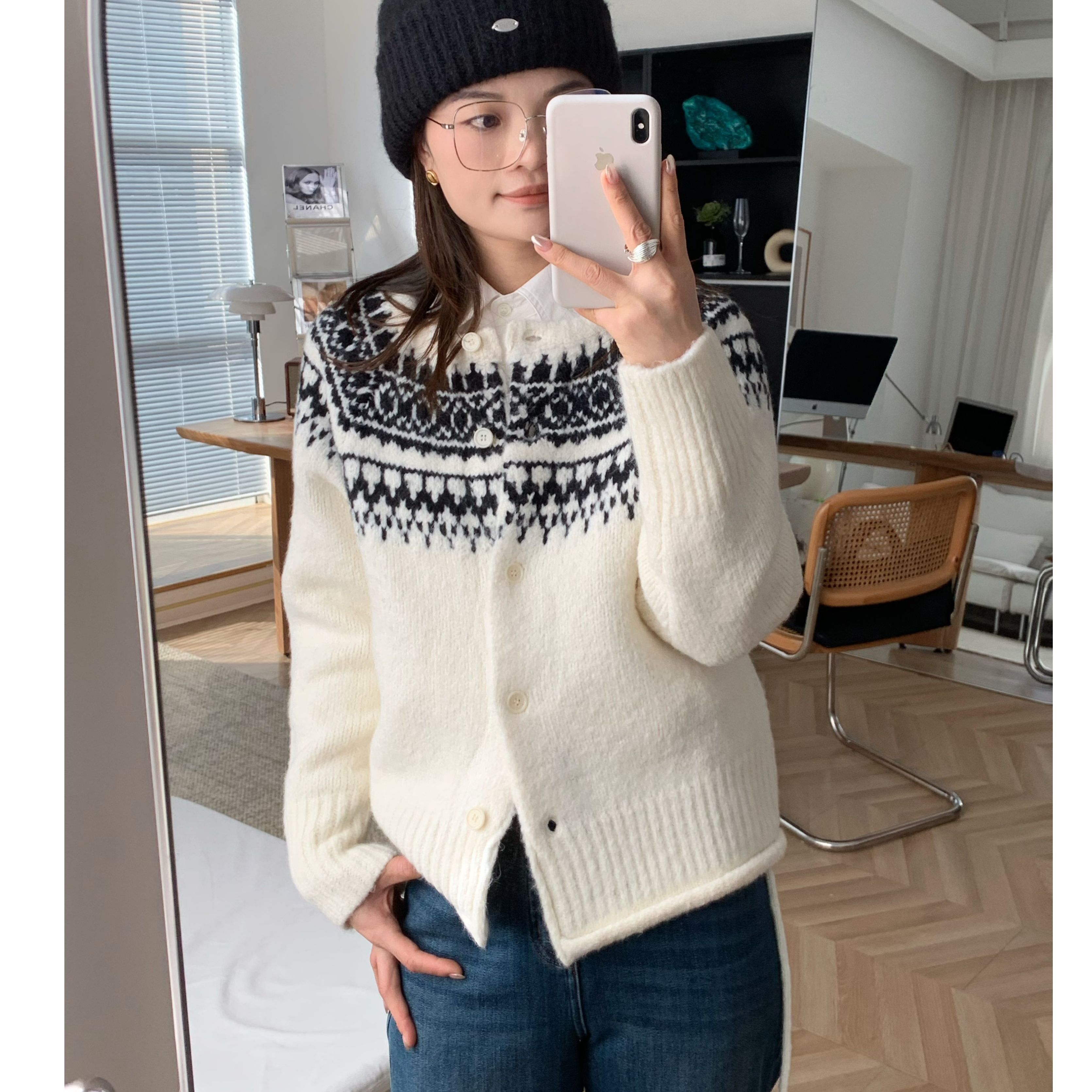 【小圣诞】费尔岛系列圣诞毛衣！带帽子！3044