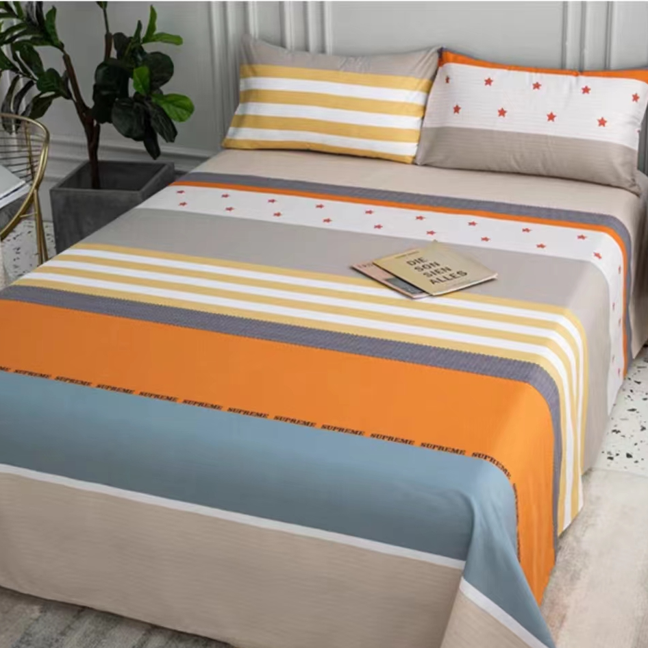 （405）爱家纯棉单人被套1.5*2米 彩虹星