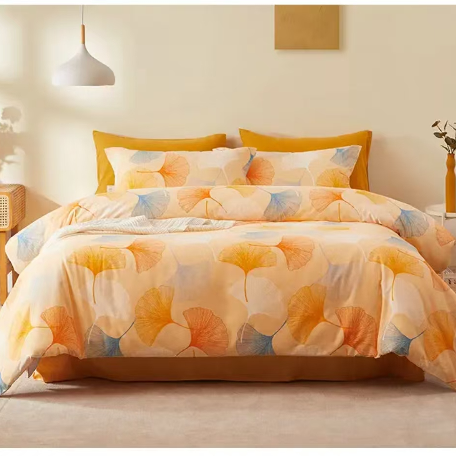 （271）单人被套1.5*2米 （秋日叶阳）