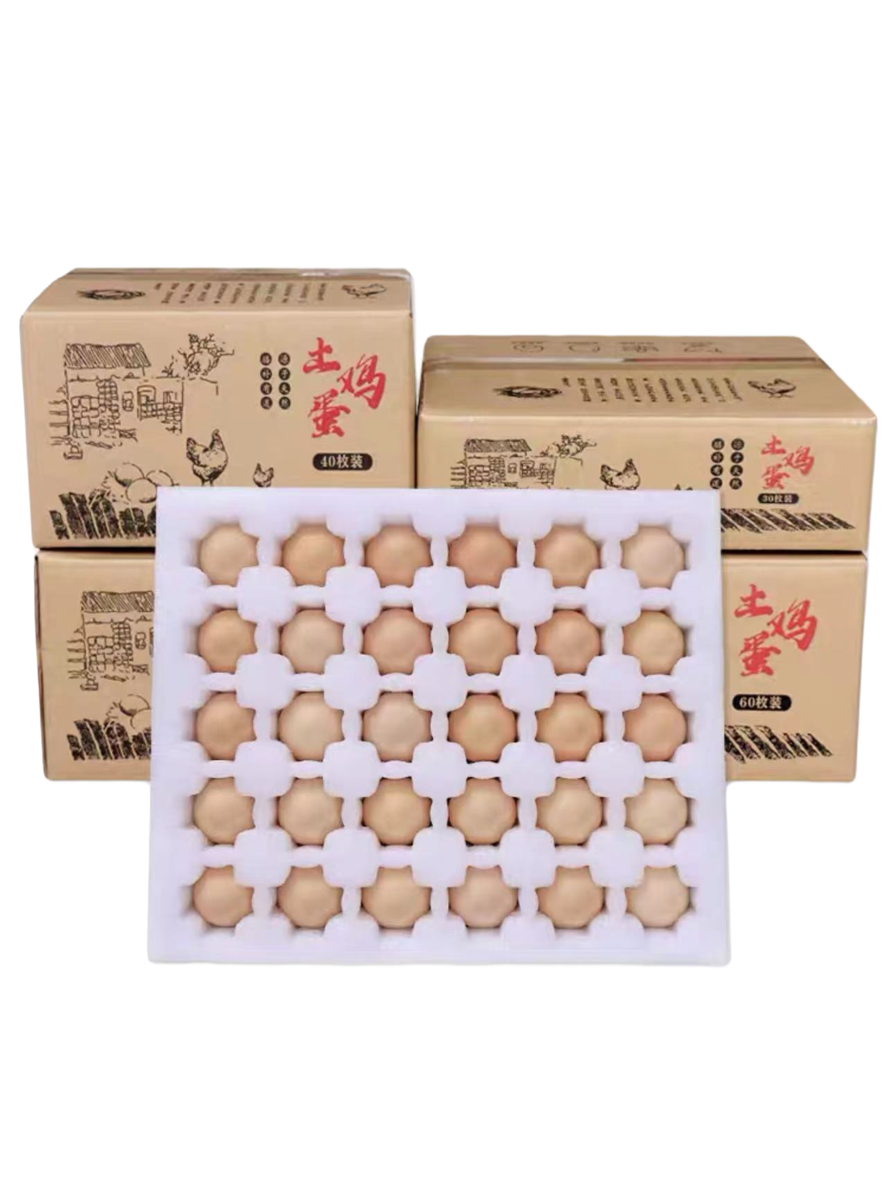 鸡蛋盒-可装（公鸡）