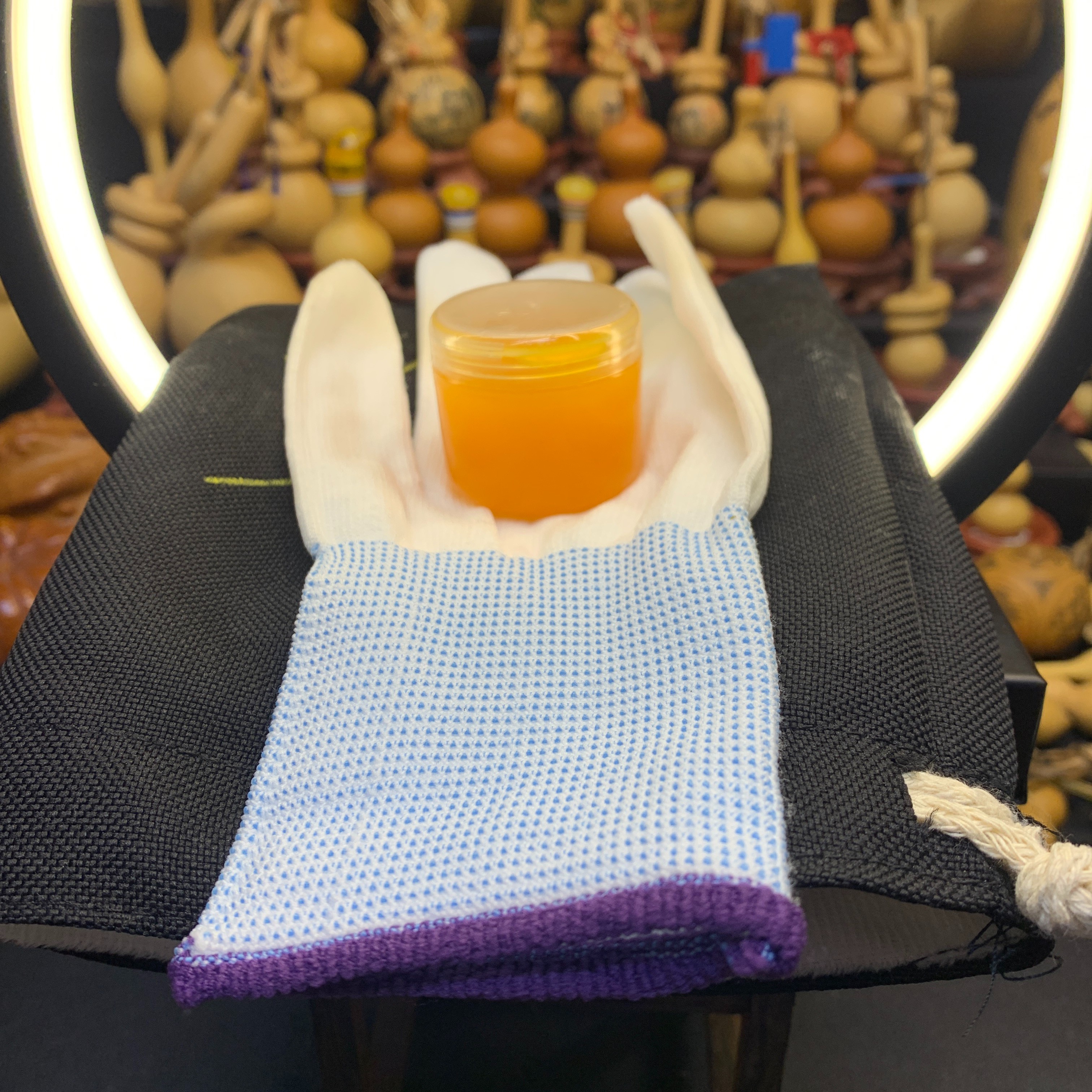 葫芦保养套装(包含文玩膏、手套、保养袋）