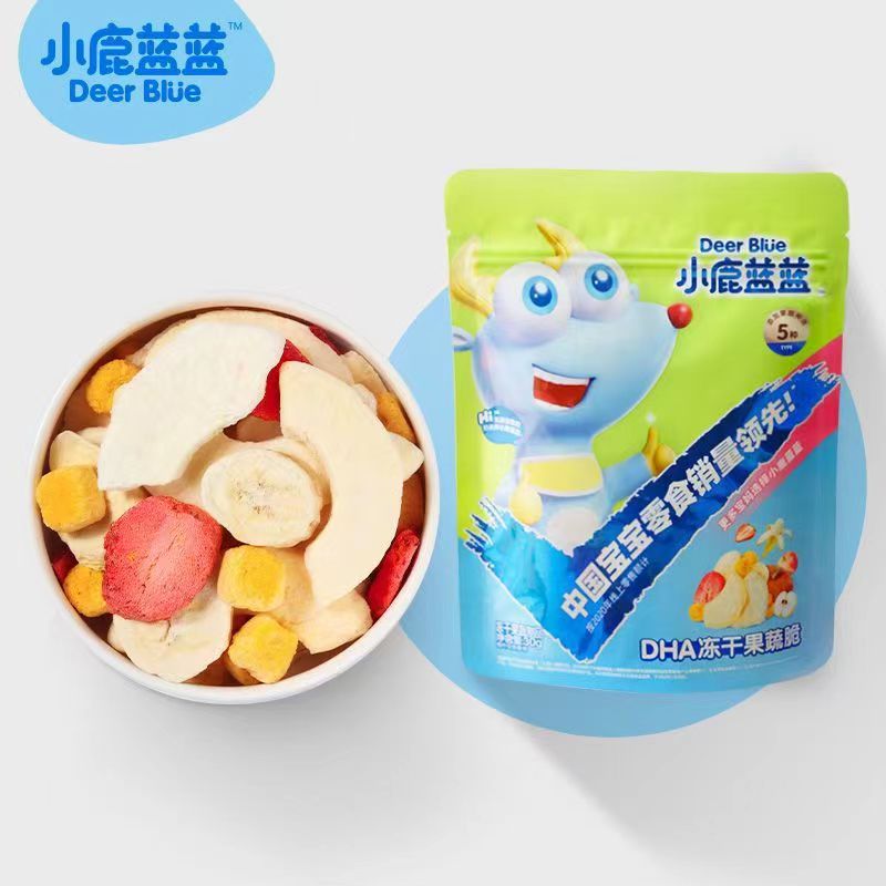 【2包】小鹿蓝蓝-冻干果蔬脆30g