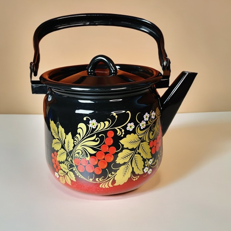 新疆包邮 kizil kar 2.6L kiqik qaynak 黑红茶壶樱桃花茶水壶