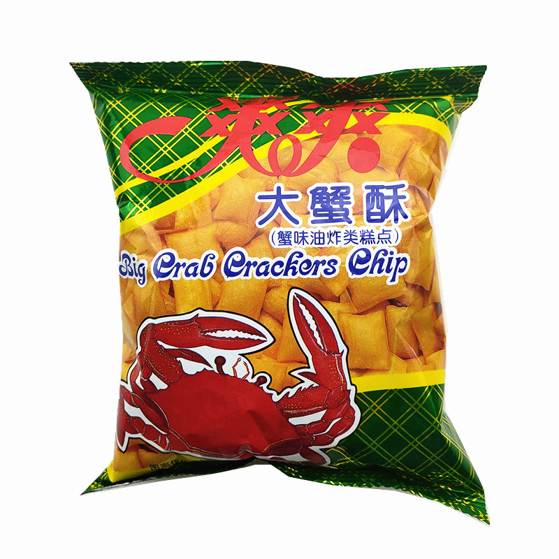 爽爽大蟹酥小宝丁零食膨化怀旧经典校园小吃食品笋0g
