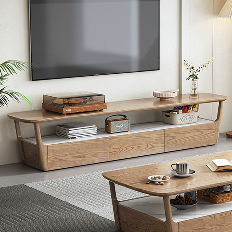 【清风电视柜】北欧风电视柜实木电视柜简约置物抽屉时尚家用设计