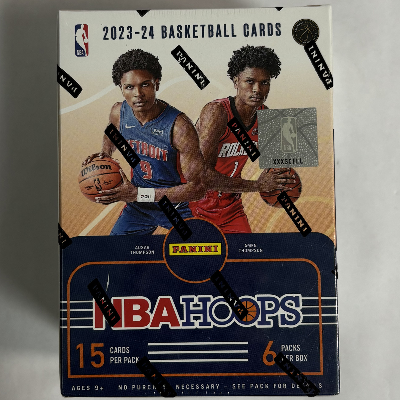 帕尼尼 23-24 HOOPS 手雷 NBA篮球球星卡盲盒【拆包拆盒】原封