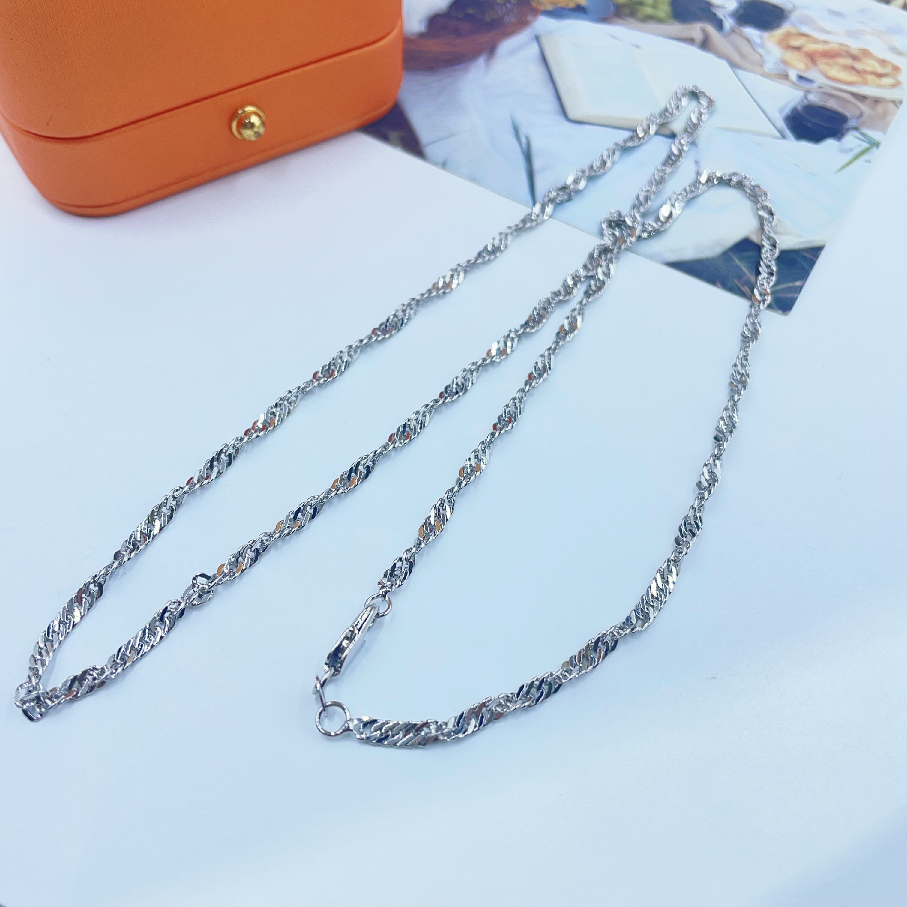 项链 1193 白色编织项链多样性发货