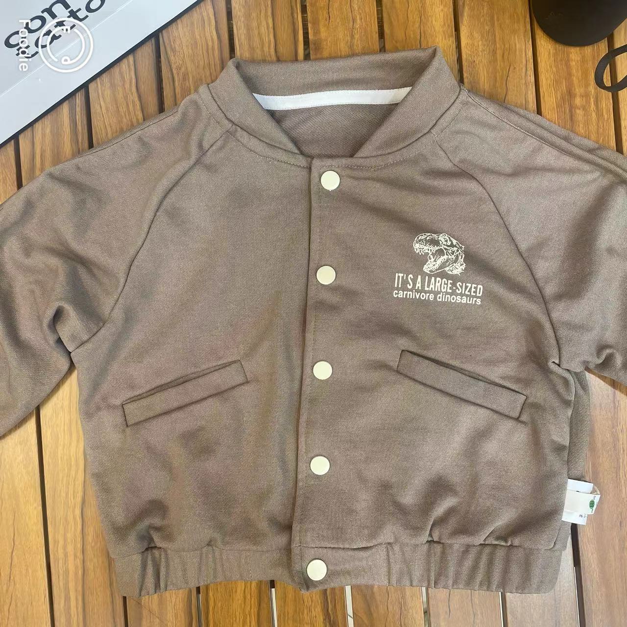 【JMJQ 20226】春秋韩版时尚洋气卡通恐龙印花外套