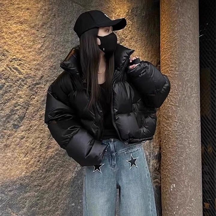 棉衣羽绒衣羽绒服新款棉袄冬2023韩版棉服女短款外套加厚小个子立