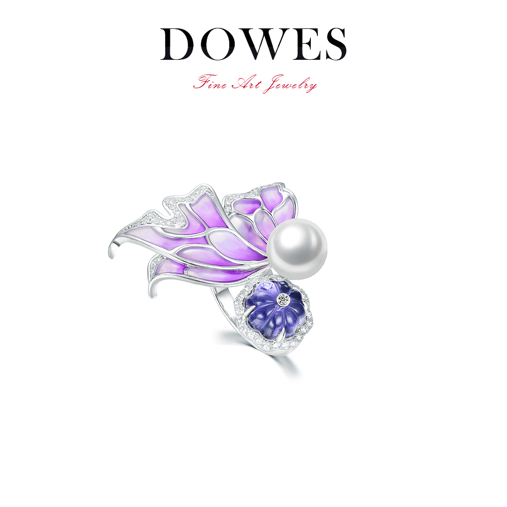 925银合成锆石戒指 【梦影幽兰】蝴蝶艺术款戒指