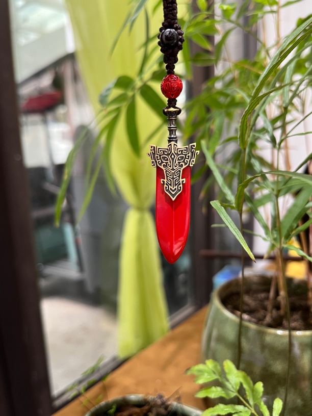 天然辰砂天然朱砂 手串 单圈