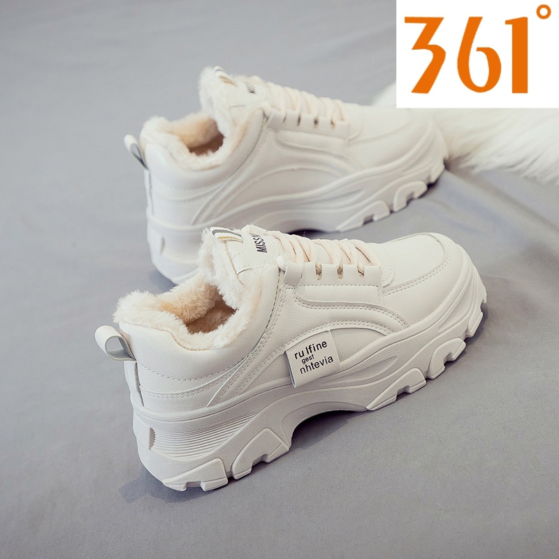 361°断码女鞋加绒老爹鞋女2023冬季新款保暖老爹鞋女棉鞋韩版学