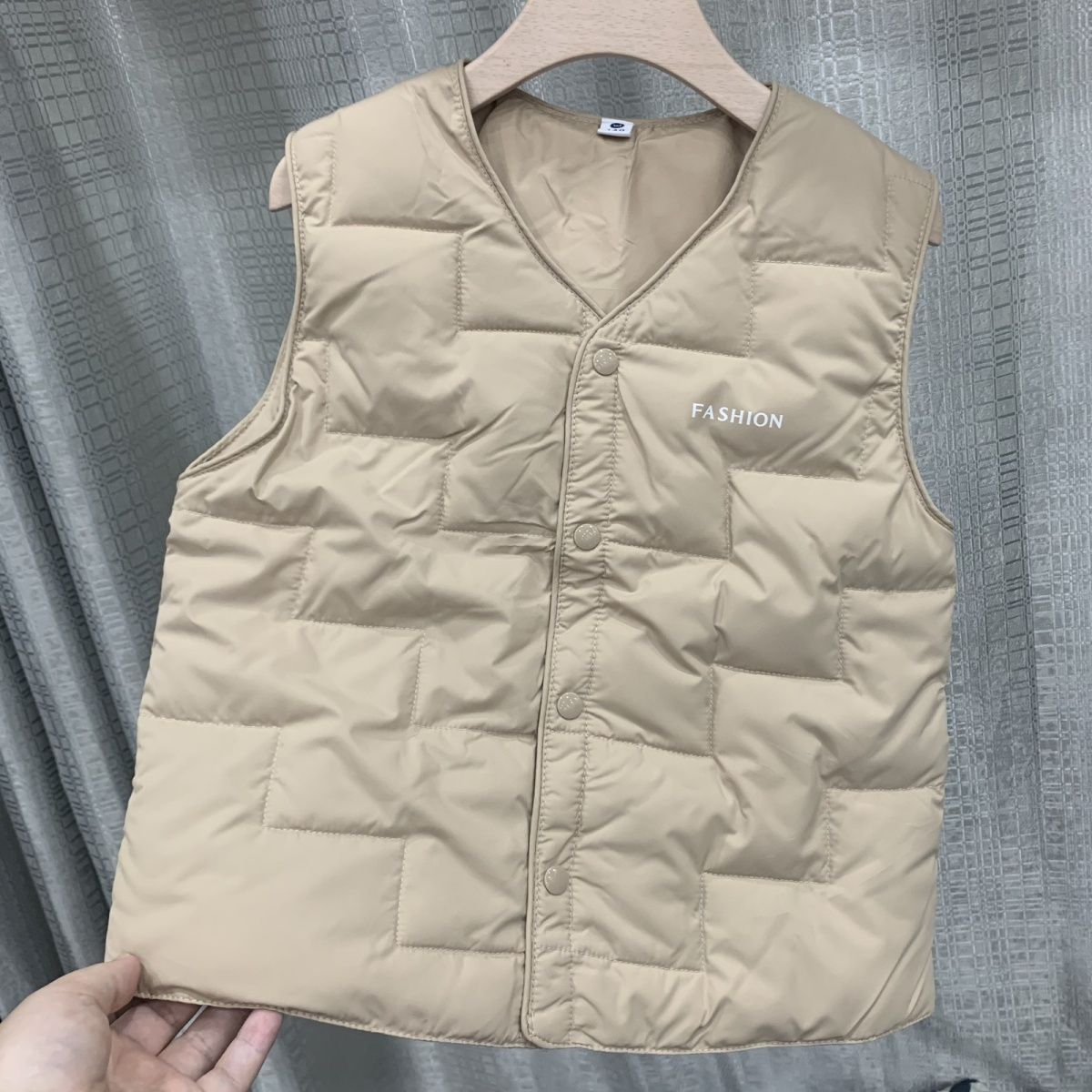儿童羽绒马甲内轻薄款中大童男女童中小学生秋冬季校服青少年内胆