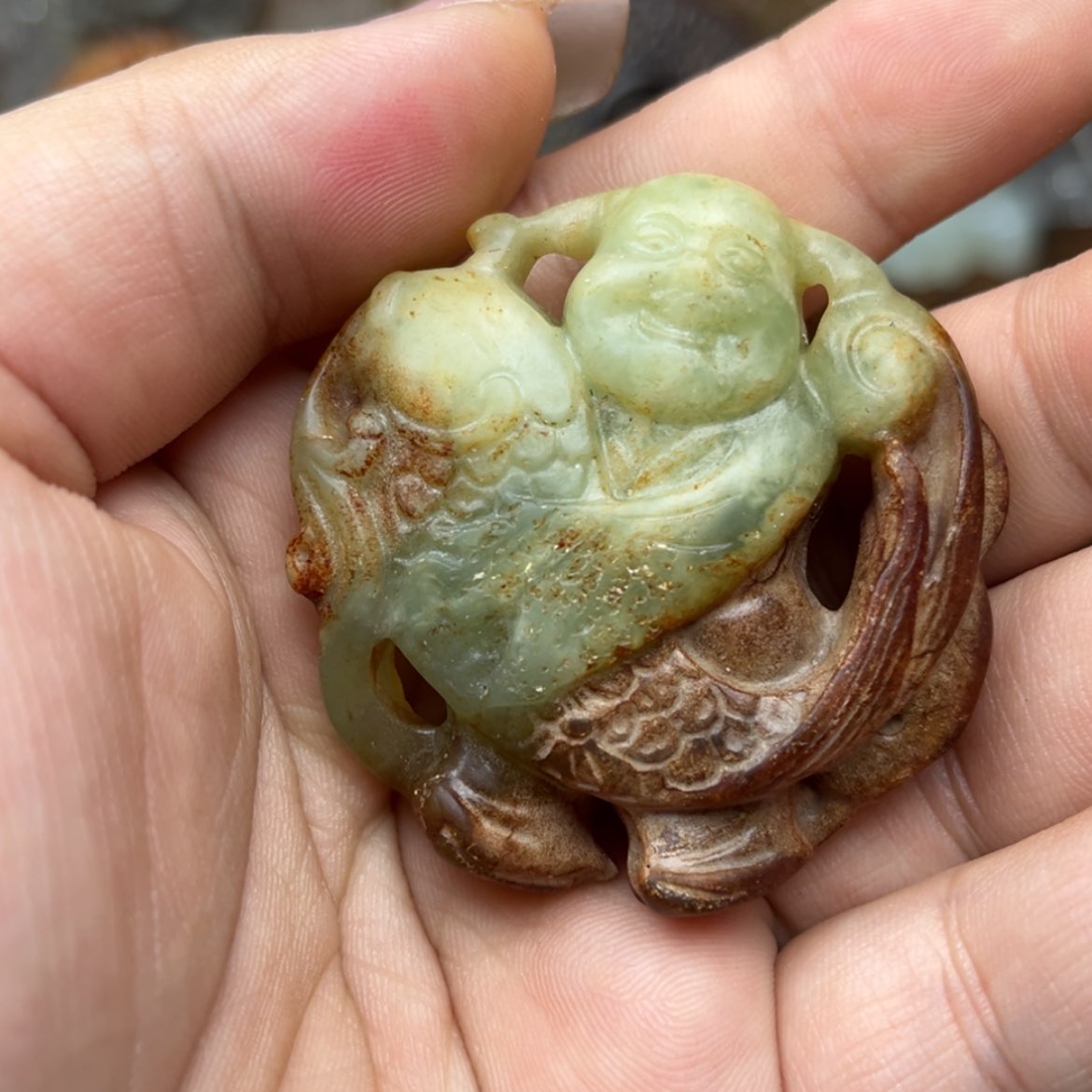 【闪购商品】白玉菩提吊坠13
