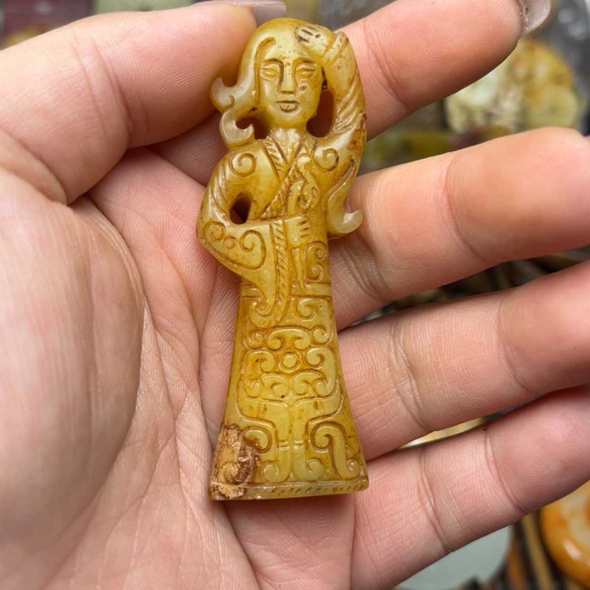 【闪购商品】白玉菩提吊坠45