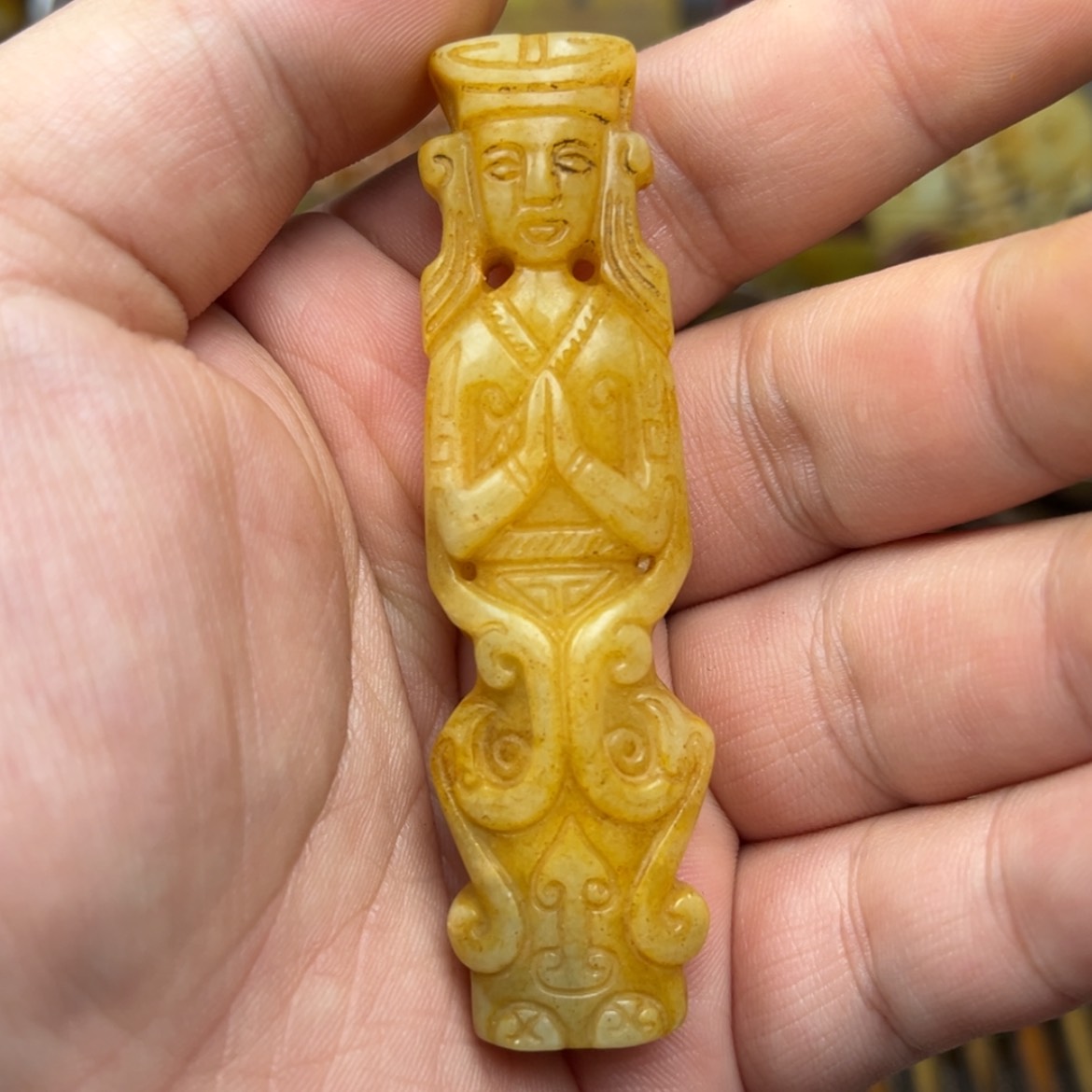 【闪购商品】白玉菩提吊坠23