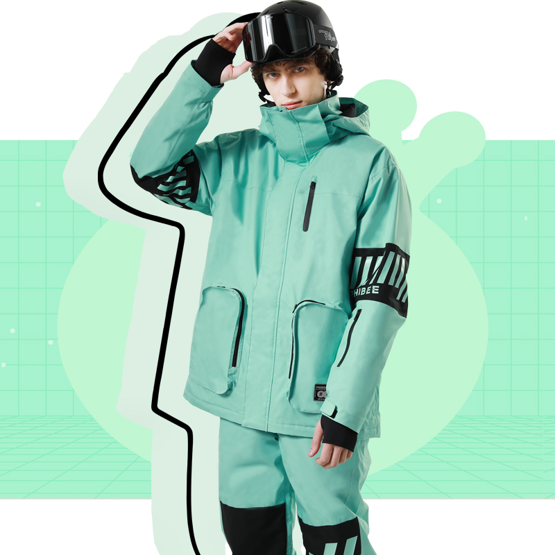 菲比小象滑雪服女款套装单双板专业防风防水男款冲锋衣冬2023新款