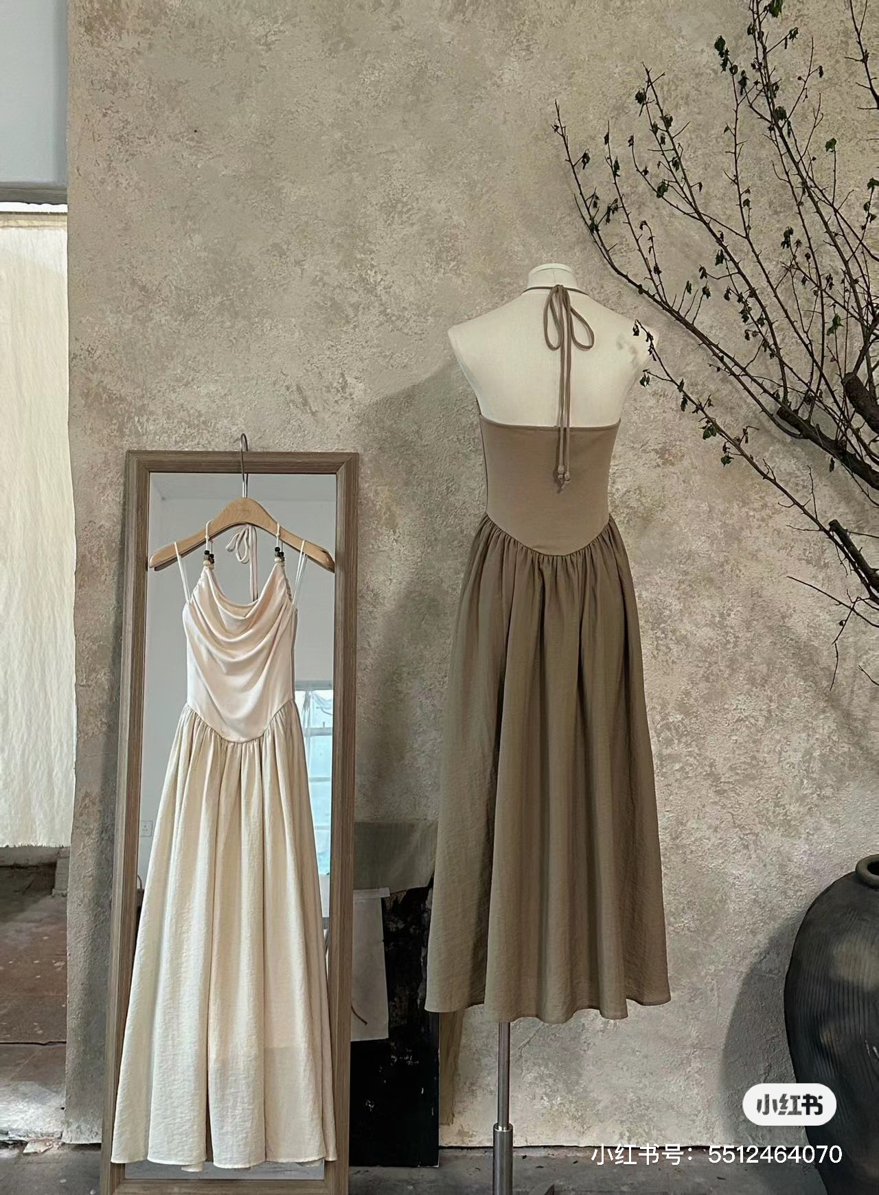 衣柏纷古着时尚连衣裙（直播链接）