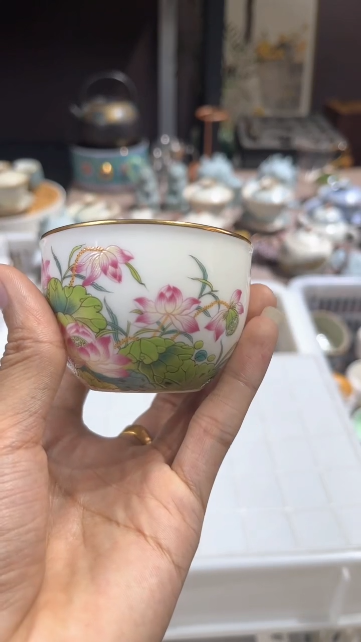 【闪购商品】瓷片茶具茶杯茶壶过滤