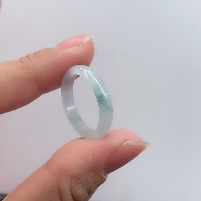【闪购商品】翡翠戒指圈口17未镶嵌小*紫