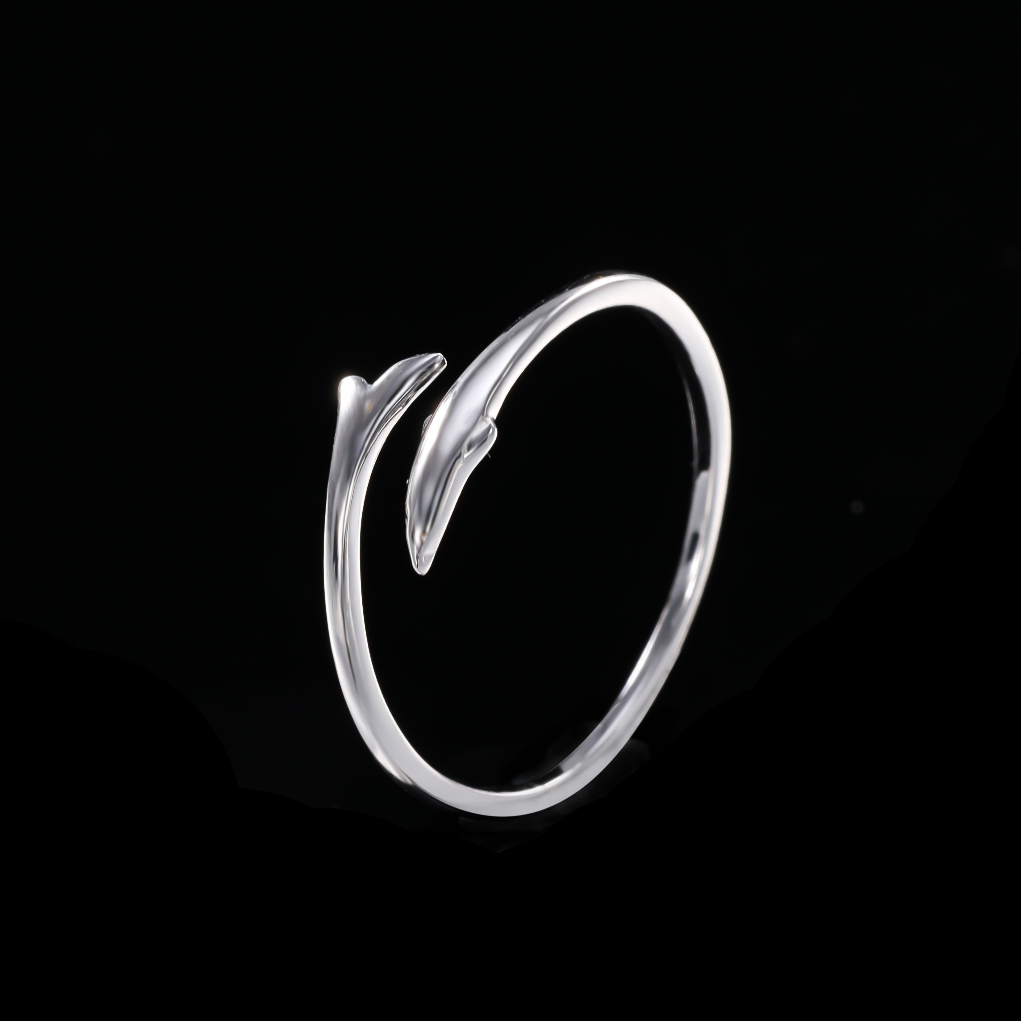 925银合成锆石戒指 ——木木（SY3833）AYJ-1880 开口可调节