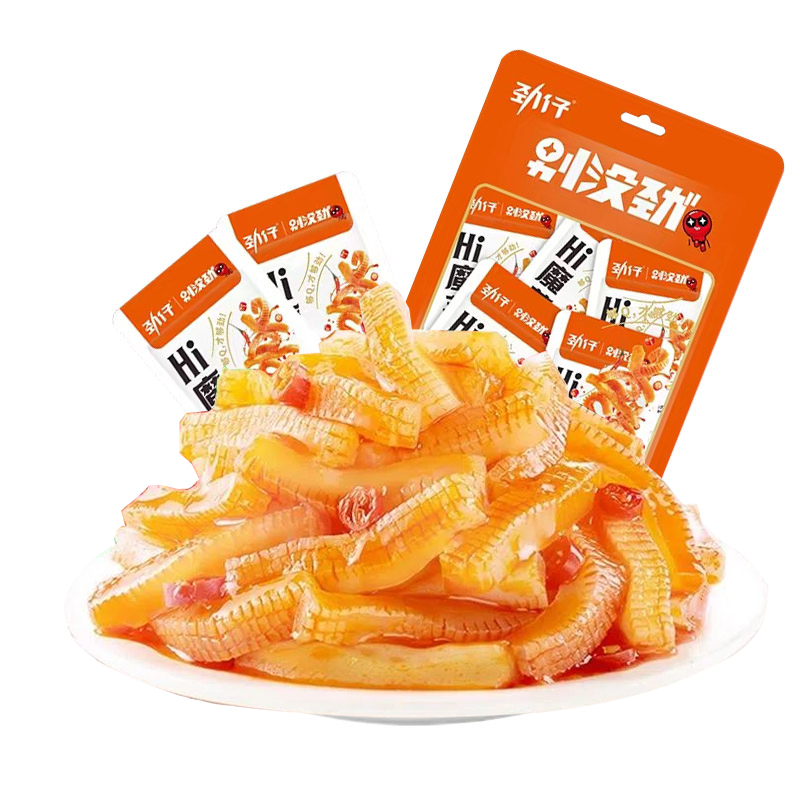 劲仔魔芋爽8g装独立包装素毛肚散装魔芋丝香辣休闲即食零食批发