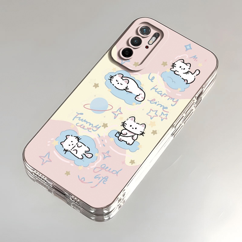 云朵猫猫红米Note11SE手机壳高颜值全包硅胶防摔保护套超薄软壳