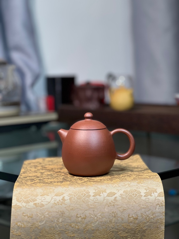 原矿紫泥龙蛋壶260毫升半手工024宜兴茶具套装紫砂壶
