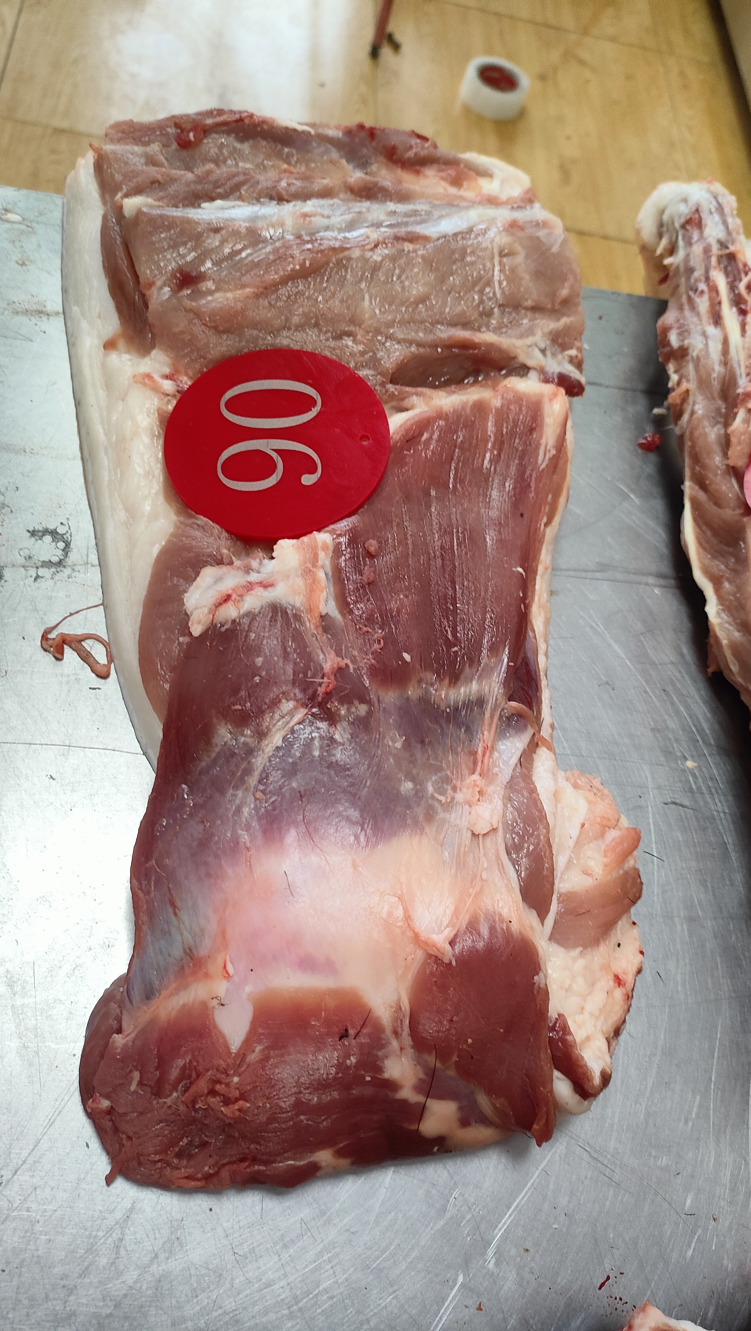 生态跑山猪。五花肉