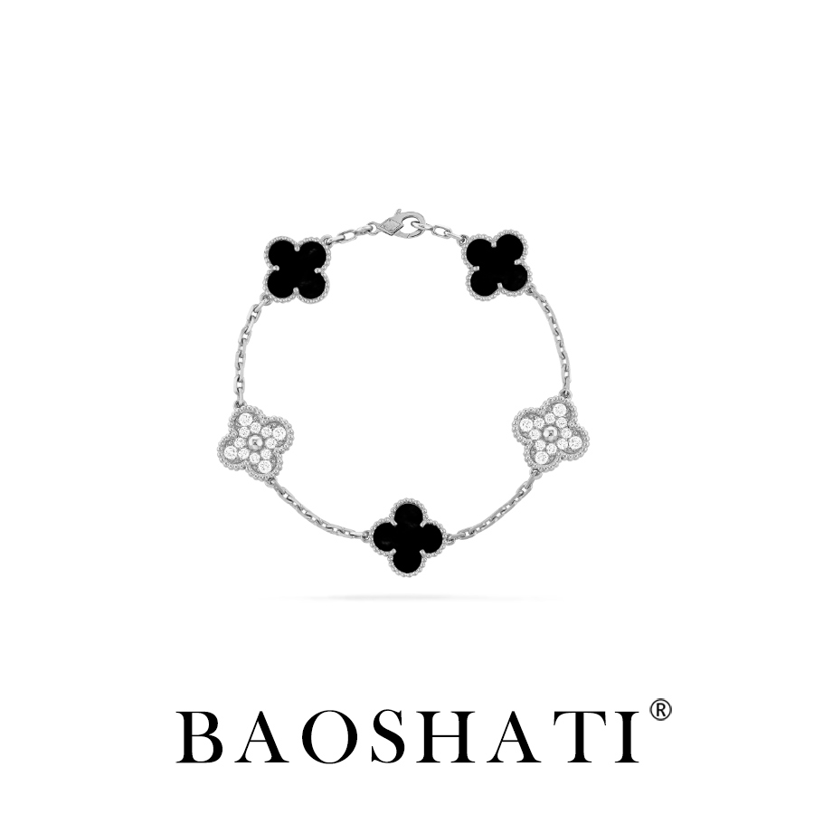 合金手链 经典黑白熊猫百搭五花手链【专属】