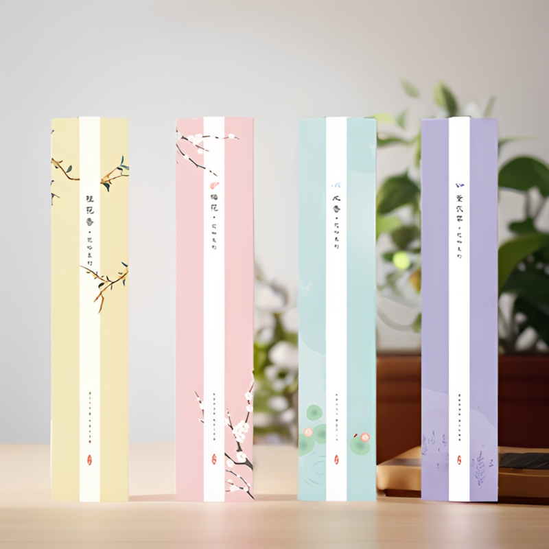 五行花吟系列花香线香体验装桂花香梅花香薰衣草水香家用香薰燃烧