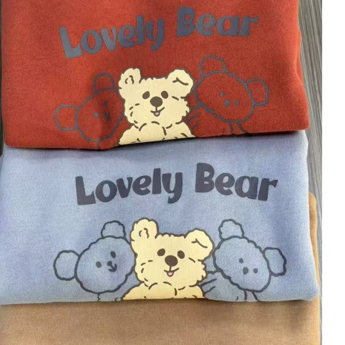 男宝女宝套头卡通动漫卫衣字母