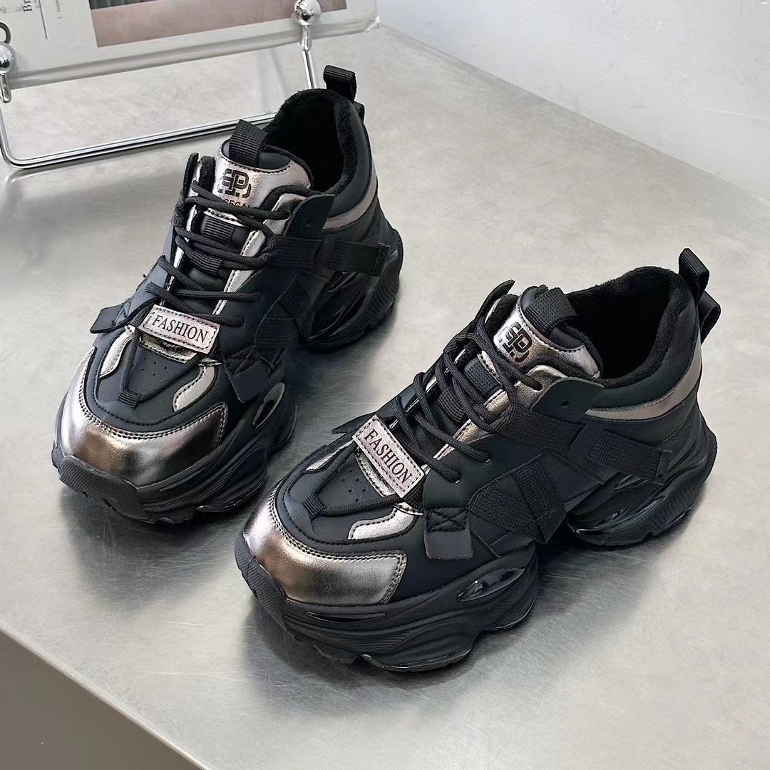 2024秋季新款老爹鞋运动鞋女鞋休闲鞋时尚百搭气质跑步鞋户外活动