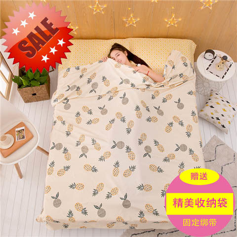 旅行睡袋隔脏旅游睡袋便携式旅游宾馆防脏床单户外酒店室内成人卫