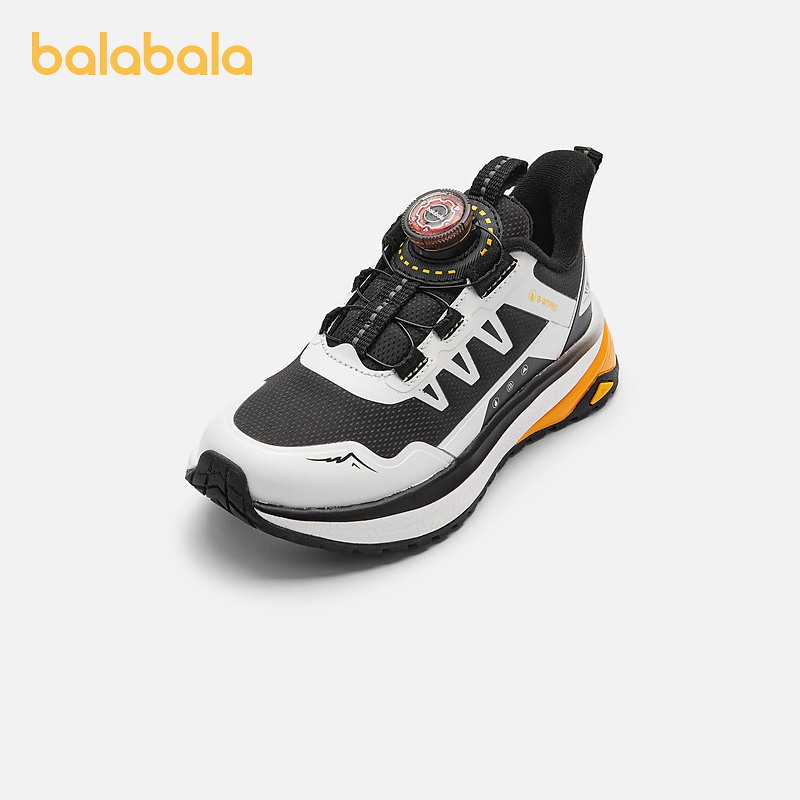 巴拉巴拉童鞋男童运动鞋防滑秋冬鞋子潮酷户外风舒适旋转扣老爹鞋