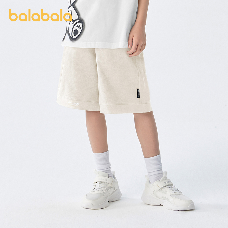 巴拉巴拉童装男大童短裤夏装中大童休闲中裤女童时尚208224109202