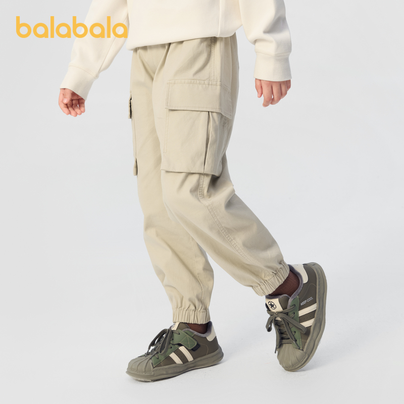 巴拉巴拉童装儿童裤子男童长裤秋装工装裤休闲裤