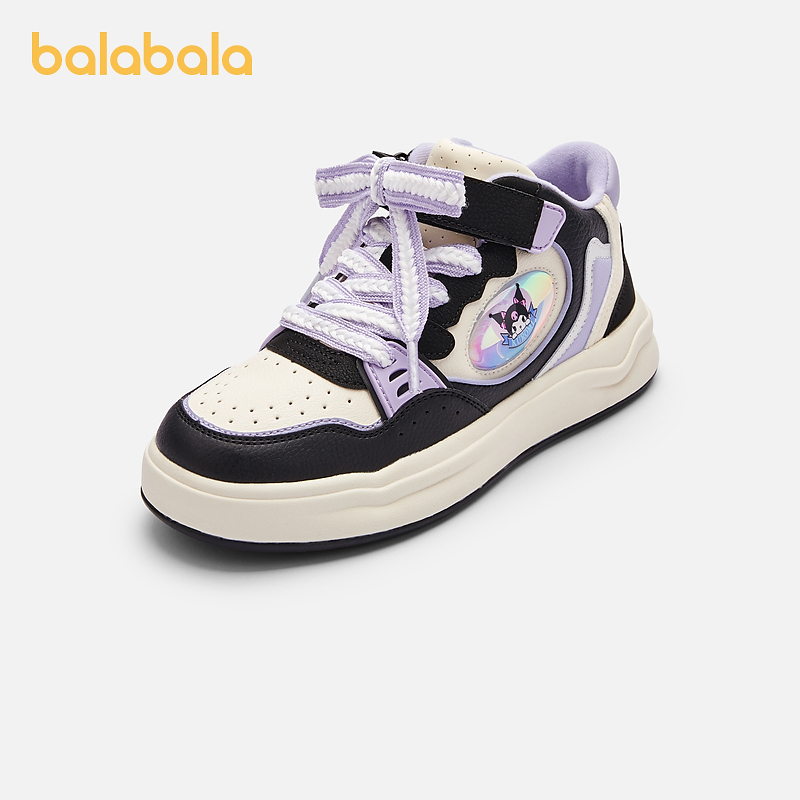 巴拉巴拉童鞋儿童板鞋女童甜美可爱鞋子春秋舒适休闲鞋防滑透气潮