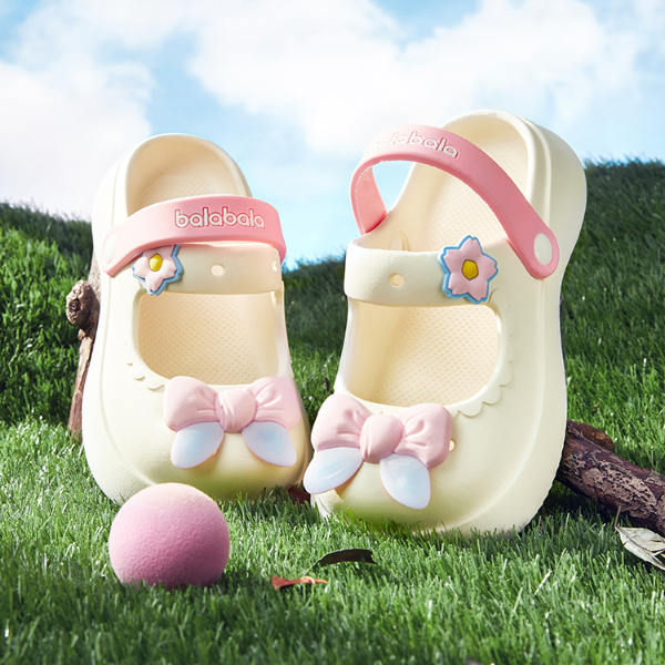 巴拉巴拉儿童拖鞋夏季女童可爱卡通洋气鞋子软底轻便琥珀流光