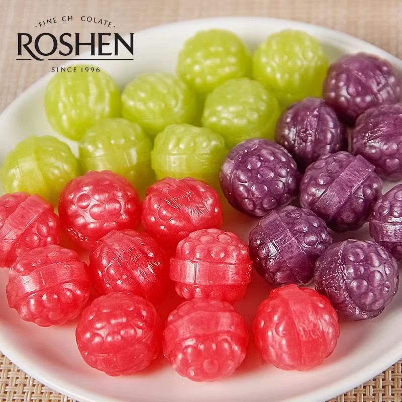 如胜乌克兰进口什锦水果酸爆糖特酸爽口休闲零食年货婚庆糖